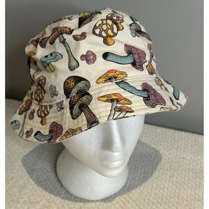 A.Lab Shroomy white bucket hat Mushrooms Mushroomcore o/s